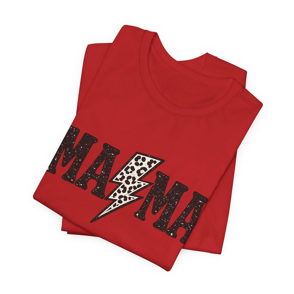 Mama Lightning Bolt Graphic Tee ⚡🖤