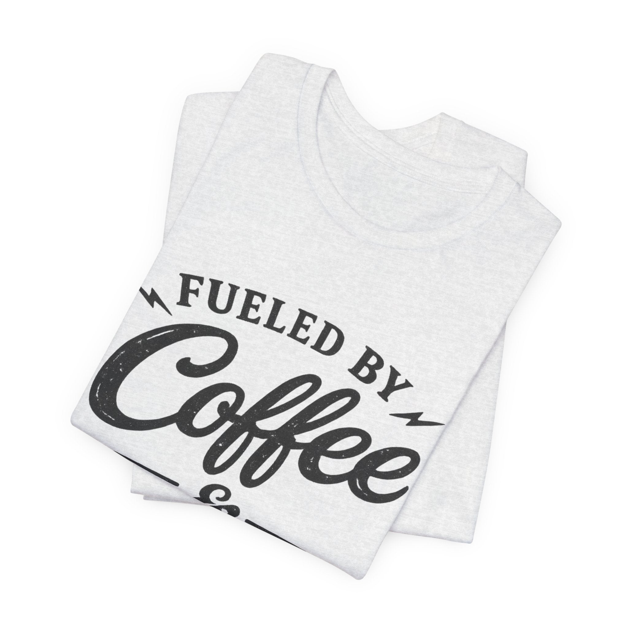 Fueled by Coffee & Bad Words Tee ☕⚡