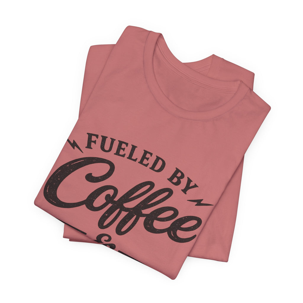 Fueled by Coffee & Bad Words Tee ☕⚡