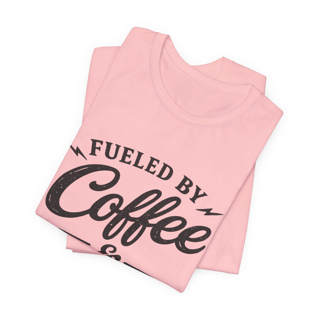 Fueled by Coffee & Bad Words Tee ☕⚡
