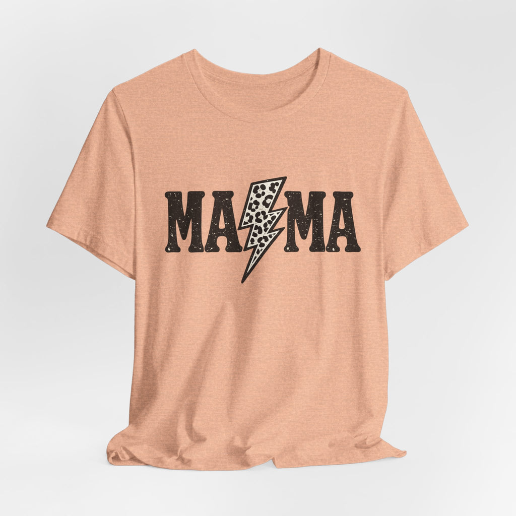 Mama Lightning Bolt Graphic Tee ⚡🖤