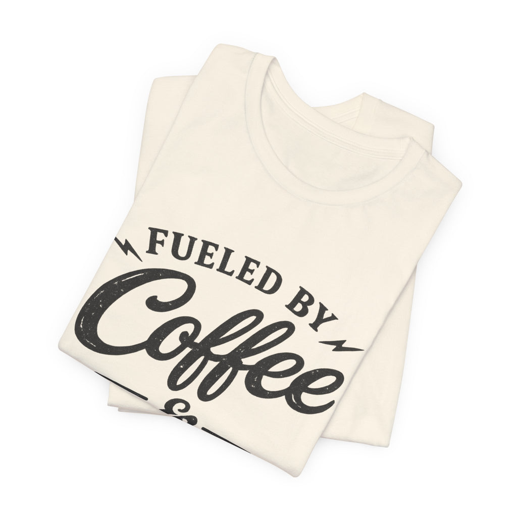 Fueled by Coffee & Bad Words Tee ☕⚡