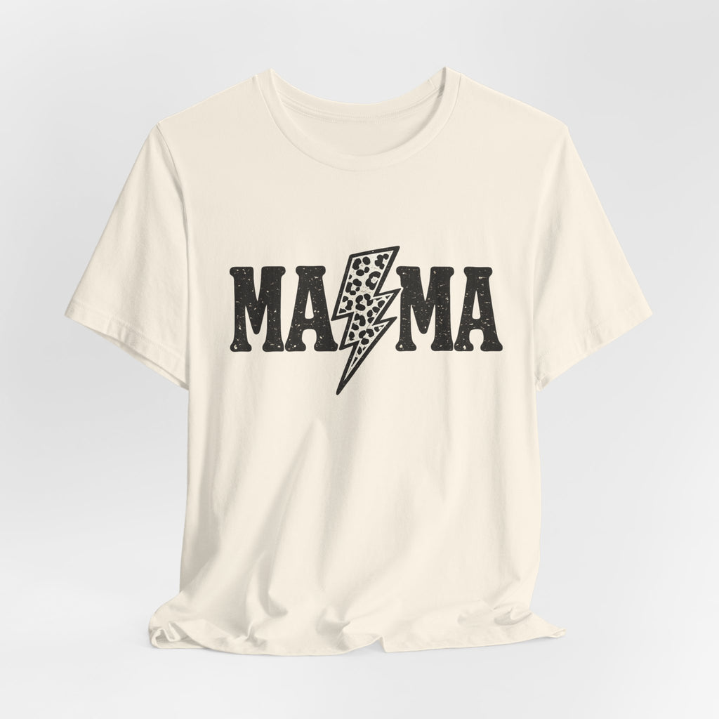 Mama Lightning Bolt Graphic Tee ⚡🖤