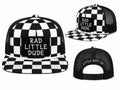 Rad Little Dude Checkered Trucker Hat 🏁🖤