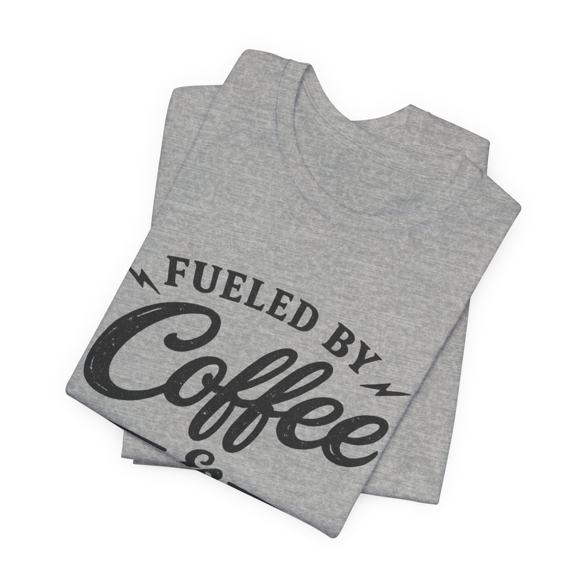 Fueled by Coffee & Bad Words Tee ☕⚡