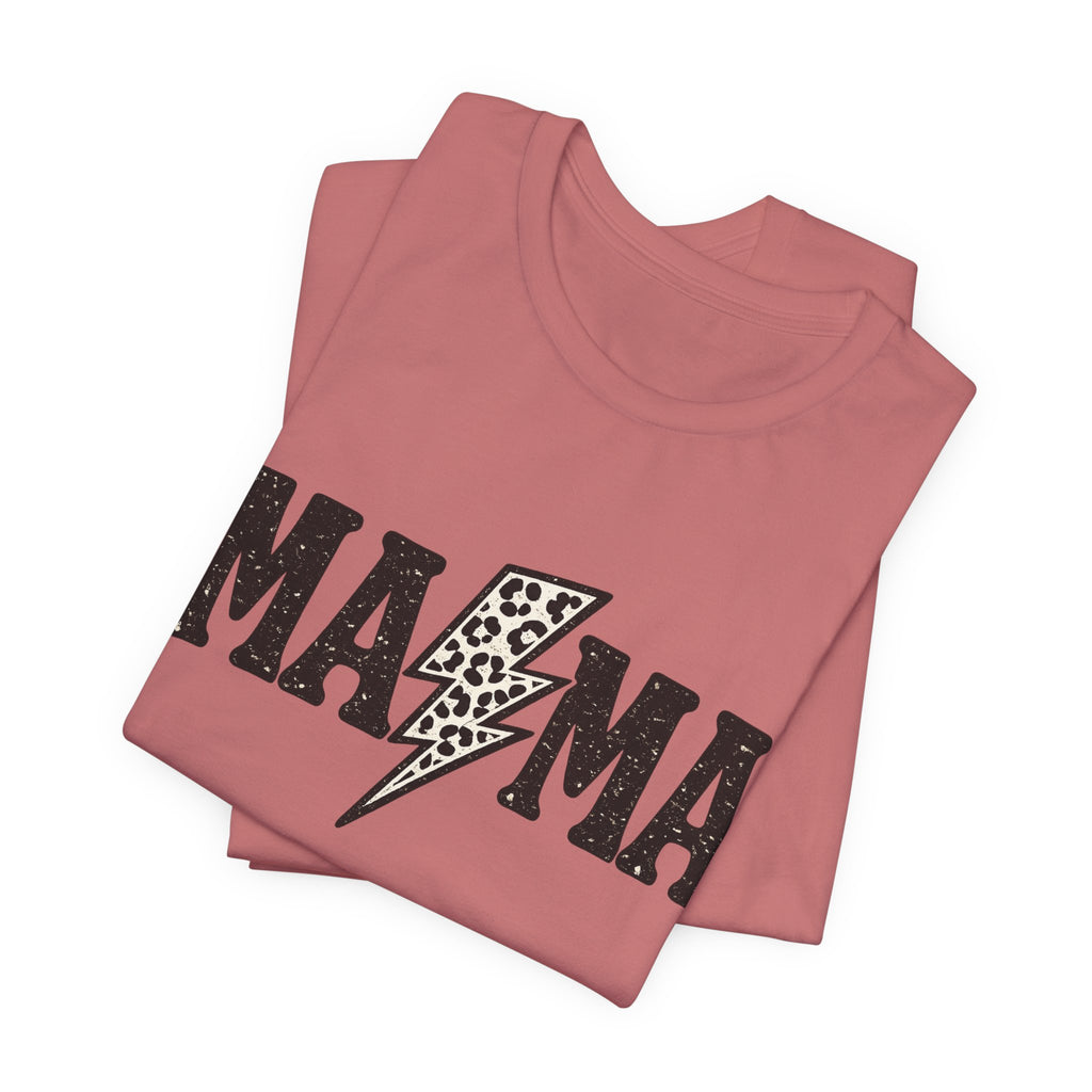 Mama Lightning Bolt Graphic Tee ⚡🖤