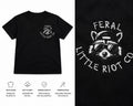 Feral Embroidered Youth Tee | Little Riot Co. 🦝