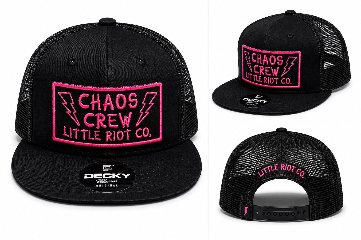Chaos Crew Trucker Hat – Little Riot Co.