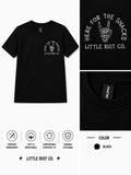 Here For The Snacks Embroidered Tee – Little Riot Co.