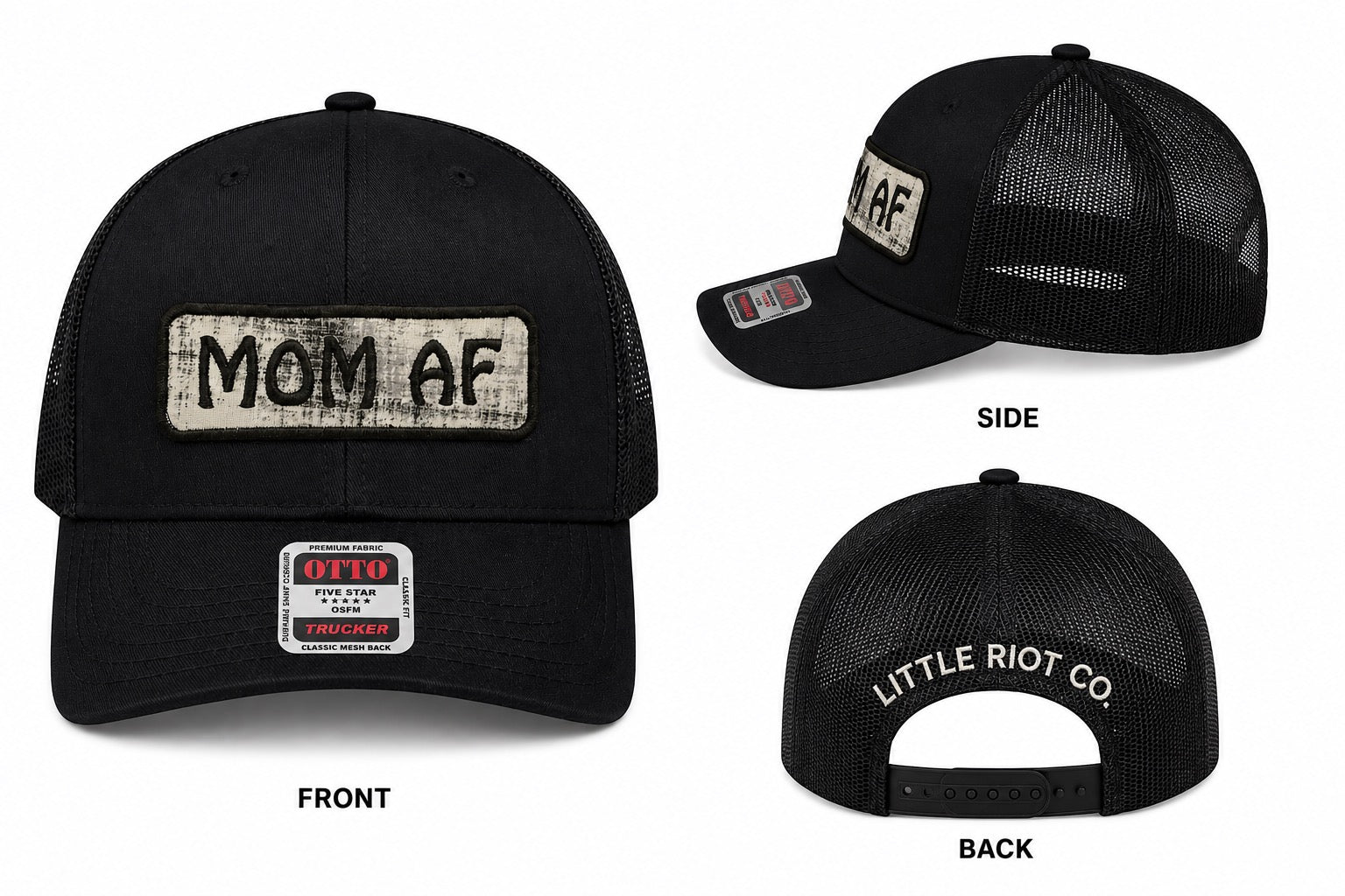 MOM AF Trucker Hat – Little Riot Co.
