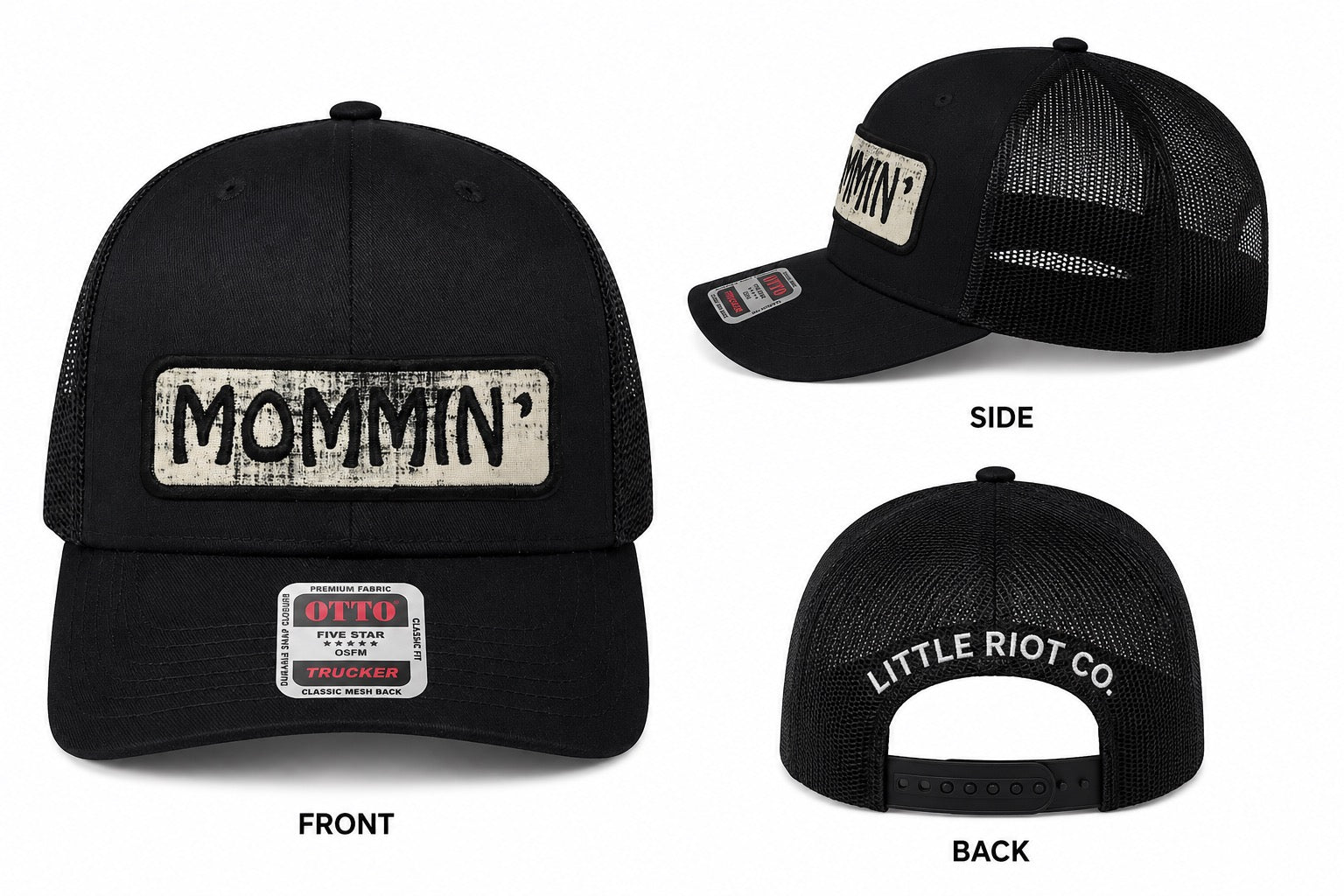 MOMMIN’ Trucker Hat – Little Riot Co.